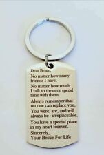 To My Bestie YOU HAVE SPECIAL PLACE IN MY HEART Stainless Steel Keychain picture