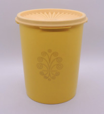 Vintage Tupperware Yellow Servalier Canister with Lid #811-5 (Mismatched Lid) picture
