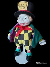 1992 Vintage Fritz & Floyd Mad Hatter Doll With Stand picture