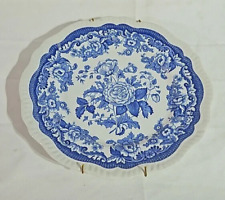 Vintage Spode blue & white cottagecore collectors plate décor 