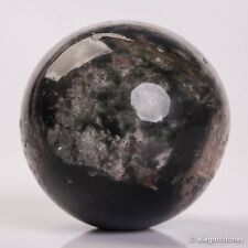 54g34mm Natural Garden/Phantom/Ghost/Lodolite Quartz Crystal Sphere Healing Ball picture