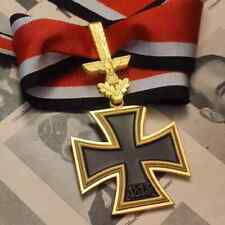 WW2 German Knight level Gold Iron Cross Medal W collection Box picture