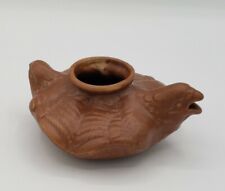 Vintage Japan Ceramic Pottery 2-Headed Bird Pouring Vessel Vase Teapot EUC.      picture
