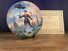 Bin Vintage Knowles Walt Disney's MARY POPPINS Collectors Plate 1989 & COA picture