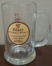 Blatz Milwaukee Brewery Grand Opening September 1986 Mug Used Nice and Heavy Vtg picture