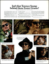 1968 Terence Stamp photo Foster Grants sunglasses Blue movie retro print ad L45 picture