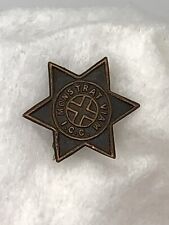 Vtg Antique WWII WW2 Monstera Viam I.C.C Tiny Star Pin picture
