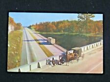 1961 Vintage Postcard Pennsylvania Turnpike Amish Lancaster County B8062 picture