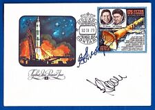 1979 Soyuz 32 Vladimir Lyakhov, Valery Ryumin full crew signed FDC picture