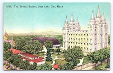 Postcard The Temple Square Salt Lake City Utah UT picture