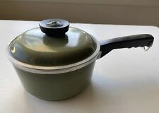 Vintage Club Cookware Retro Avocado 1.5 Quart Pan With Lid picture