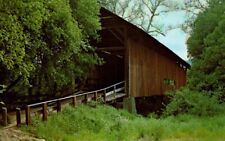 Felton CA-California Old Covered Bridge Scenic View Vintage Postcard picture