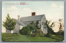 John Alden House 1653 Duxbury Mass Misprint Error Plymouth Vintage Postcard 1909 picture
