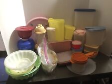 Huge Tupperware Lot. Over 55 Total Pieces Most MKing A Complete Piece W/lid Base picture