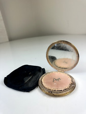 Vintage Rare Ayer's Makeup Mirror Compact Black picture