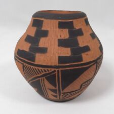 Acoma Pueblo Pottery Miniature Pot Signed L Ascencio New Mexico picture