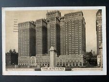 Postcard Chicago IL - c1930s Stevens Hotel on Michigan Boulevard picture