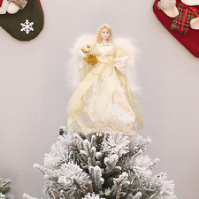 1* Angel Christmas Tree Topper Standing Christmas Angel Ornament Holiday Decor picture