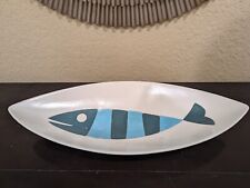 Mid Century Modern Tropicana Fish Platter console bowl picture