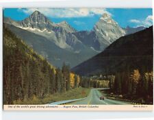 Postcard One of the worlds great driving adventures . . . Rogers Pass Canada picture