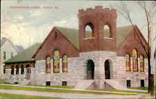 Postcard: CONGREGATIONAL CHURCH, ANGOLA, IND picture