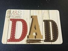 MARKS & SPENCER ( UK ) Dad 2012 Foil Gift Card ( $0 )   picture