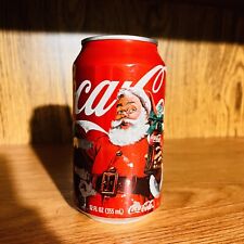 2014 Coca Cola Classic Can Christmas Xmas Santa Claus Holidays Rare HTF picture