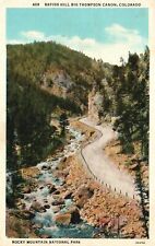 Vintage Postcard 1931 Rapids Hill Big Thompson Canon Rocky Mountain Colorado CO picture