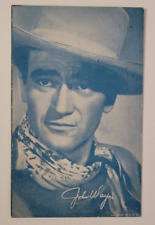 1940's JOHN WAYNE Cowboy ARCADE CARD Vintage WESTERN MOVIE STAR HOLLYWOOD ACTOR picture