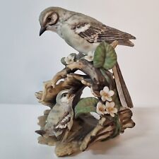 Homco Masterpiece Porcelain Figurine Mockingbird and Baby 6