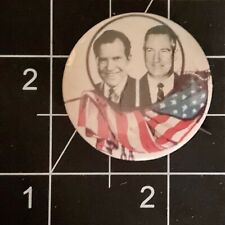 Nixon / Agnew * 1968 * Presidential Campaign Button Pin * GOP * Republican picture