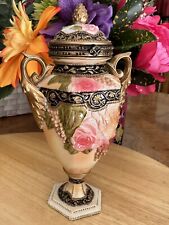 Nini Sahiba Handpainted Rose & Bloom Flower Vase/Urn picture