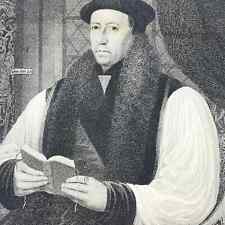 1823 Engraving Art Print Thomas Cranmer Archbishop of Canterbury 1556 AB3 picture