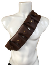 1903 Pattern Leather Five Pocket Bandolier for Jawa Costume (Pebble Leather) picture