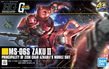 Bandai Gundam HGUC #234 MS-06S Char Zaku II 40th Anniversary HG 1/144 Model Kit picture