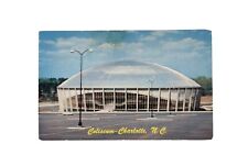 POSTCARD The Coliseum in Charlotte North Carolina NC Dome Stadium 1960 picture
