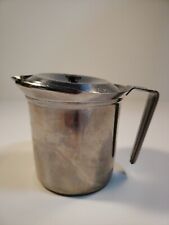 Vintage MealPack Corp Stainless Steel Pitcher with LID Double Wall picture