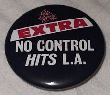 VTG Extra Eddie Money No Control Hits L.A. Black White Red 1980's picture