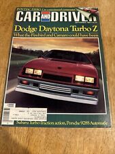 CAR and DRIVER Magazine September 1983 picture