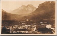 1946 Banff, Alberta Canada RPPC Photo Postcard 
