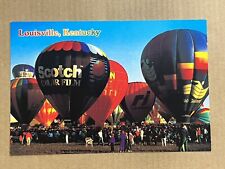 Postcard Louisville KY Kentucky Hot Air Balloons Derby Day Race Vintage PC picture