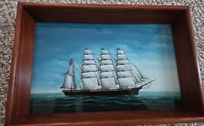 Clipper SHIP REVERSE painting picture