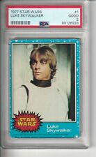1977 Star Wars Luke Skywalker RC Rookie Card #1, PSA 2, Freshly Graded New picture