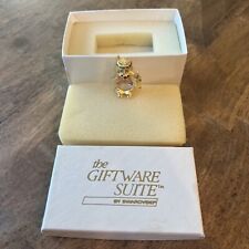 Swarovski Crystal Gold GIFTWARE SUITE Figure - JEWELED WOMAN WARRIOR - RARE NEW picture