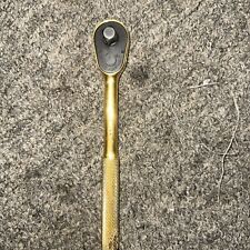 *RARE* Mac Tools 1985 Limited Edition 24k Gold Plated Ratchet No Box picture