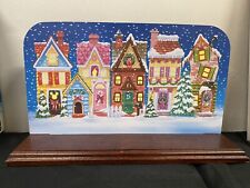 Lenox Collections Disney Christmas Wood Street Scene Display Stand picture