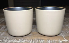 marimekko Oiva Terra Sami Cups Mini Black Brown Matte 200ml - Set Of 2 picture