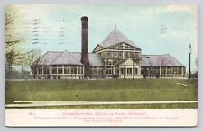 Conservatory Douglas Park Chicago Illinois 1908 Antique Postcard picture
