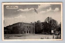 Turners Falls MA-Massachusetts, High School, Antique, Vintage c1960 Postcard picture