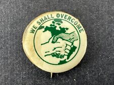 Pinback We Shall Overcome MLK Martin Luther King Black Activist Protest Vintage picture